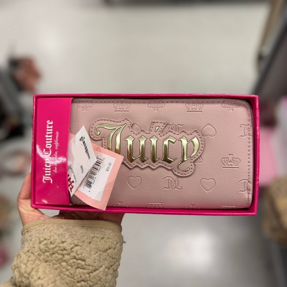 Juicy Couture Handbags - Juicy Couture Dusty Rose Pink Wallet